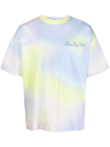 Blue Sky Inn Tie Dye Logo Print T-shirt In Red