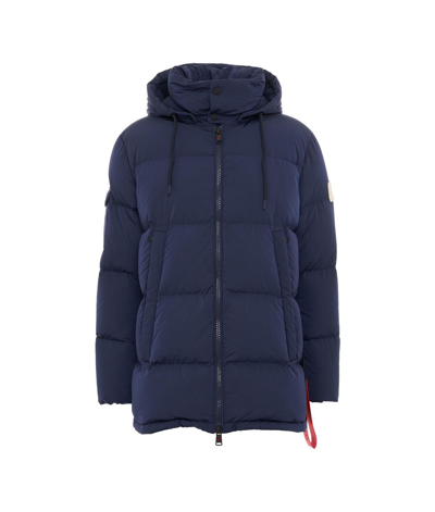 Afterlabel Mens Blue Down Jacket