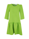 Essentiel Antwerp Antwerp - Green Jacquard Mini Dress In Green