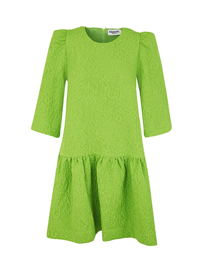 Essentiel Antwerp Antwerp - Green Jacquard Mini Dress