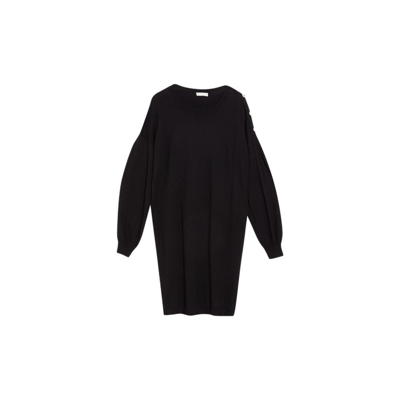 Liu •jo Womens Black Viscose Dress