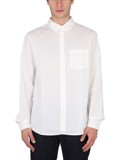 Apc A.p.c. Men's White Other Materials Shirt