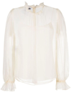 MOSCHINO MOSCHINO WOMEN'S WHITE OTHER MATERIALS TOP,A020354380005 40