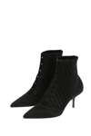 DOLCE E GABBANA DOLCE E GABBANA WOMEN'S BLACK OTHER MATERIALS ANKLE BOOTS,CT0744AQ0258B956 36.5