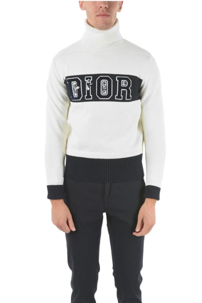 Dior Men's  White Other Materials Sweater