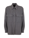 Seventy Tencel Wool Flannel Jacket In Grey