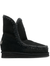 Mou Eskimo Faux Fur-lined Boots In Black