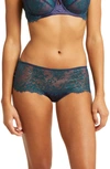 Wacoal Center Stage Lace Hipster In Eclipse,everglade