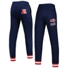 Starter Navy New England Patriots Blitz Fleece Jogger Pants In Navy