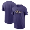 NIKE NIKE PURPLE BALTIMORE RAVENS ESSENTIAL LOCAL PHRASE T-SHIRT