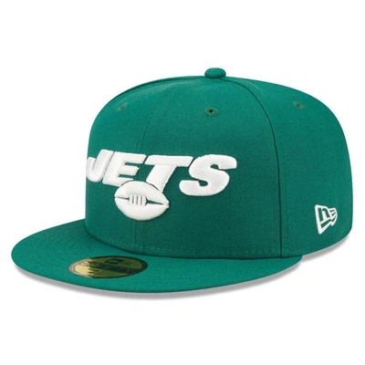 New Era Green New York Jets Elemental 59fifty Fitted Hat