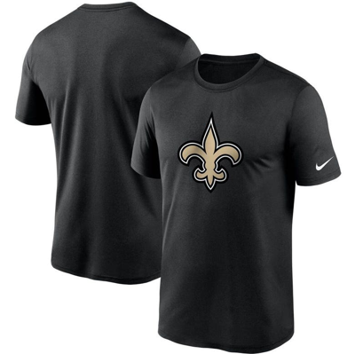 Nike Men's Dri-fit Logo Legend (nfl New Orleans Saints) T-shirt In Black