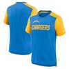 Nike Men's Color Block Team Name (nfl Los Angeles Chargers) T-shirt In Powder Blue