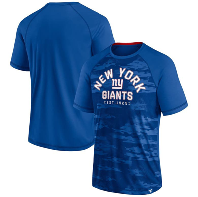 Fanatics Branded Royal New York Giants Hail Mary Raglan T-shirt