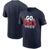Nike Navy New England Patriots Hometown Collection 6x T-shirt In Navy