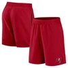 NIKE NIKE RED TAMPA BAY BUCCANEERS STRETCH WOVEN SHORTS