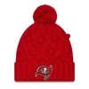 NEW ERA NEW ERA RED TAMPA BAY BUCCANEERS TOASTY CUFFED KNIT HAT WITH POM