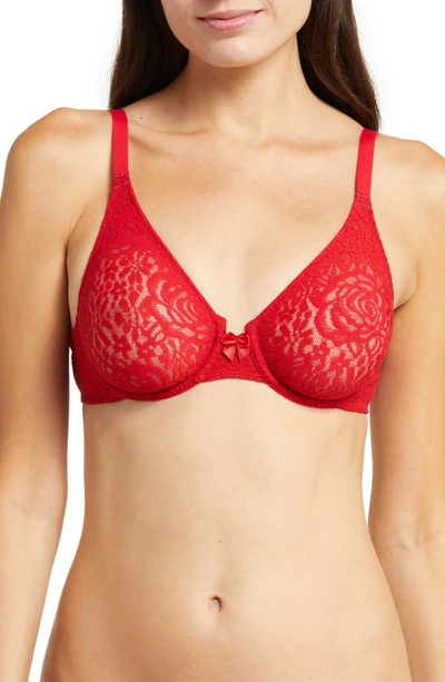 Wacoal Halo Lace Convertible Underwire Bra In Nocolor