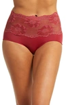 Wacoal Light And Lacy Brief In Rhubarb