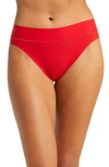 Wacoal At Ease High-rise Briefs In Barbados Cherry