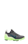 Nike Kids' Air Vapormax 2021 Fk Sneaker In Gray/black/volt