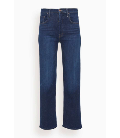 Mother The Rambler Straight-leg Mid-rise Stretch-organic Denim Jeans In Blue