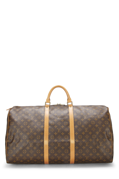 Pre-owned Louis Vuitton Monogram Canvas Keepall 60