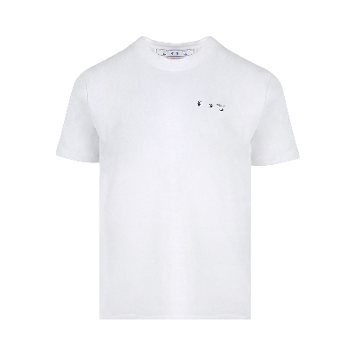 Pre-owned Off-white Caravaggio Paint Slim Tee 'white/black'