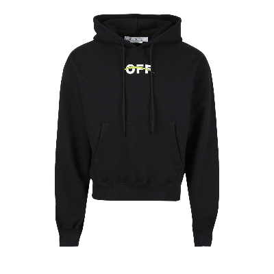 Pre-owned Off-white Industrial Over Hoodie 'black/white'