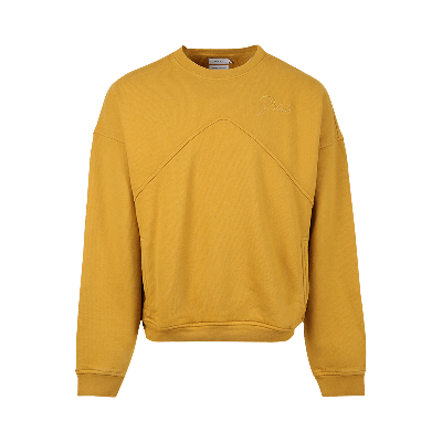Pre-owned Rhude Crewneck 'mustard' In Yellow