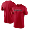 Nike Men's Dri-fit Wordmark Legend (nfl Tampa Bay Buccaneers) T-shirt In Red
