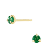 ANITA SOMAYAJI 14K EMERALD STUD EARRING