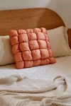 Urban Outfitters Silky Marshmallow Puff Throw Pillow In Rust