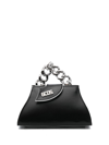 Gcds Logo-plaque Tote Bag In Black