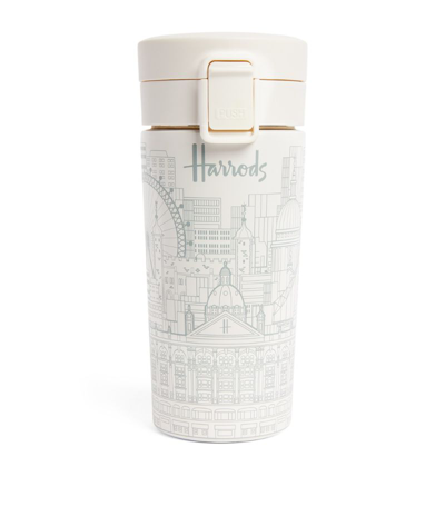 Harrods London Skyline Travel Cup In White