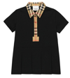 BURBERRY BABY PLEATED COTTON DRESS