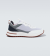 Loro Piana Weekend Walk Performance Mesh Low-top Sneakers In Grey Frost