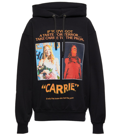 Jw Anderson X Carrie - Poster Print Hoodie In Black