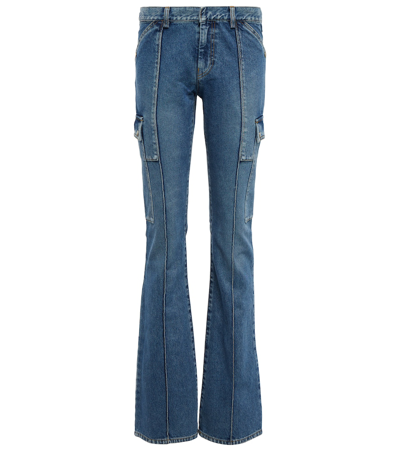 Petar Petrov Genadio Low-rise Flared Jeans In Blau