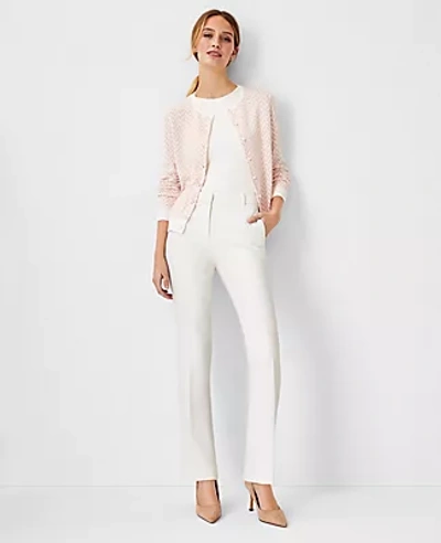 Ann Taylor The Straight Pant In Winter White