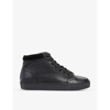 BELSTAFF RALLY LEATHER HIGH-TOP TRAINERS,55411418