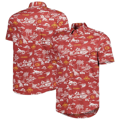 Reyn Spooner Cardinal Iowa State Cyclones Performance Button-down Shirt
