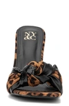 New York And Company Anthi Houndstooth Platform Sandal In Brown Multi