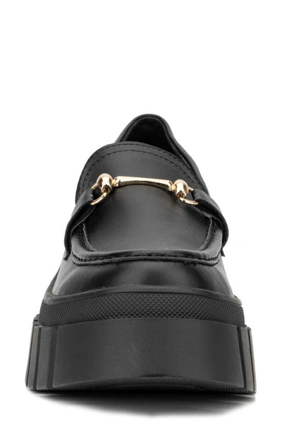 New York And Company Seraphina Platform Loafer In Black
