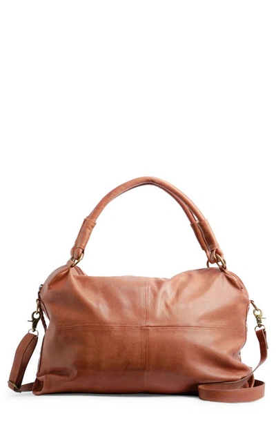 Day & Mood Media Leather Crossbody Bag In Brown