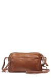 Day & Mood Milicent Leather Crossbody Bag In Saddle