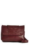 Day & Mood Small Brenna Leather Crossbody Bag In Wine