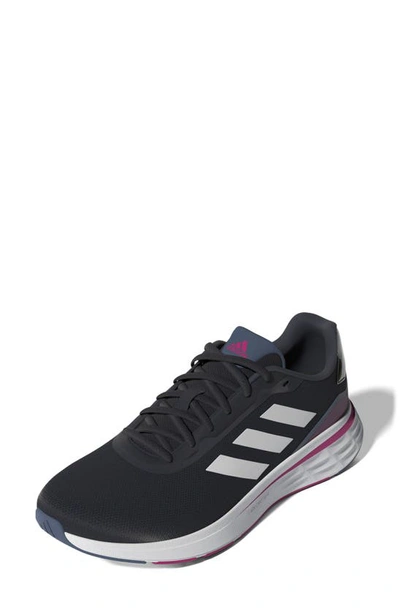Adidas Originals Trace Sneaker In Ink/ White/ Team Real Magenta