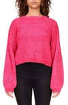 Sanctuary Under The Stars Chenille Sweater In Power Pink