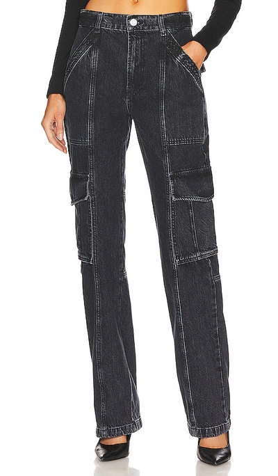 Frame Utility High Rise Straight Jeans In Astray